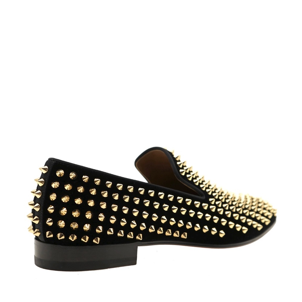Christian Louboutin Dandelion Gold Spikes Shoes Size 9 US New - Picture 4 of 8